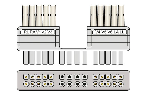 RespBuy-Mortara-Burdick-Compatible-ECG-ECG-Replacement-Cable-Connector